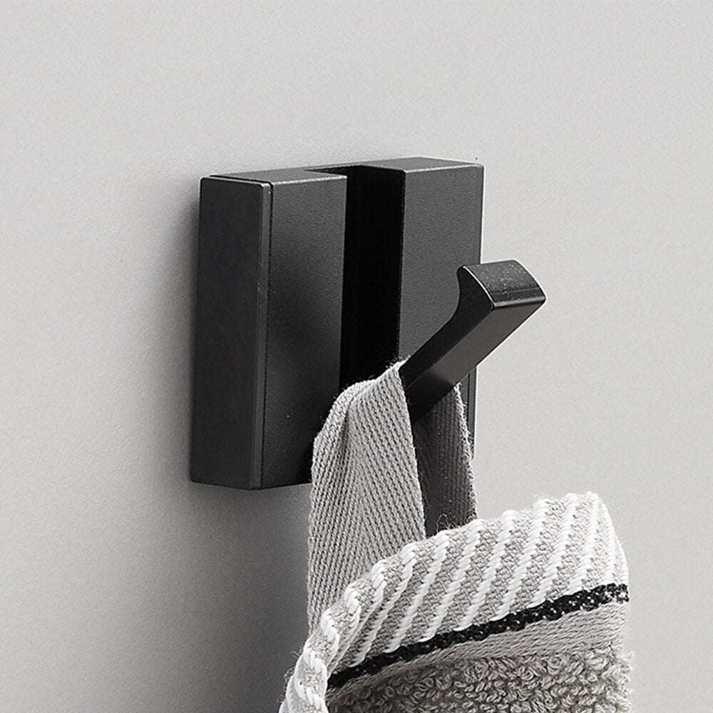 Perchero de pared moderno Palermo - Perchero metal negro 1 Percha Negra - Kaimok Design