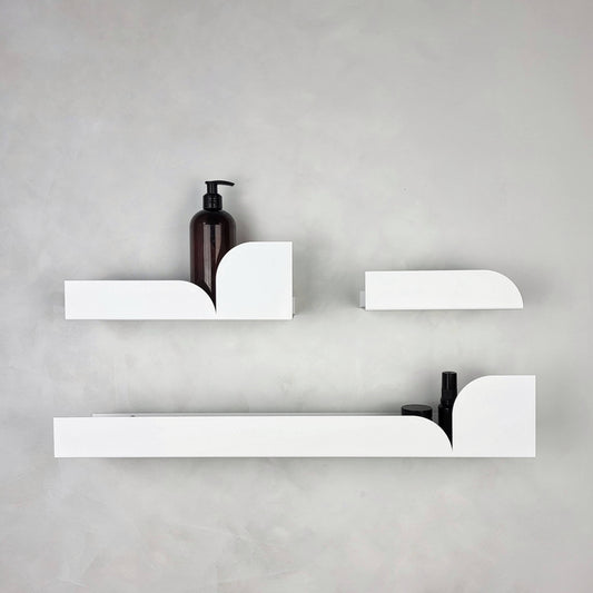 Set estantes metalicos Torino – Diseño industrial en acero inoxidable KAIMOK Design