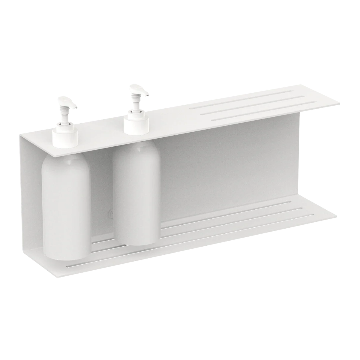 Dispensador de jabón de pared Catania, L, en blanco mate