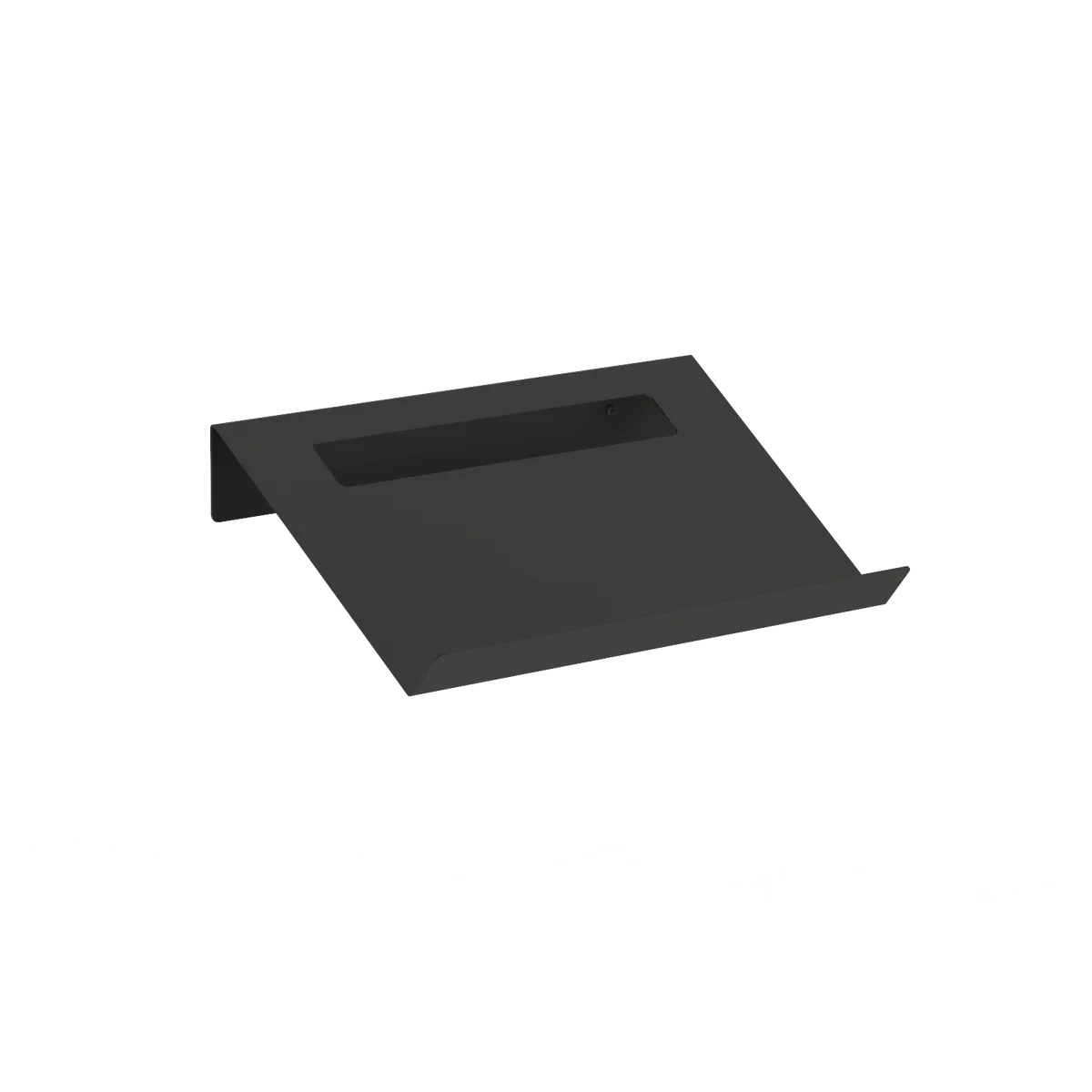 Zapatero de pared Parma – también revistero de pared M (60cm) Negro - Kaimok Design