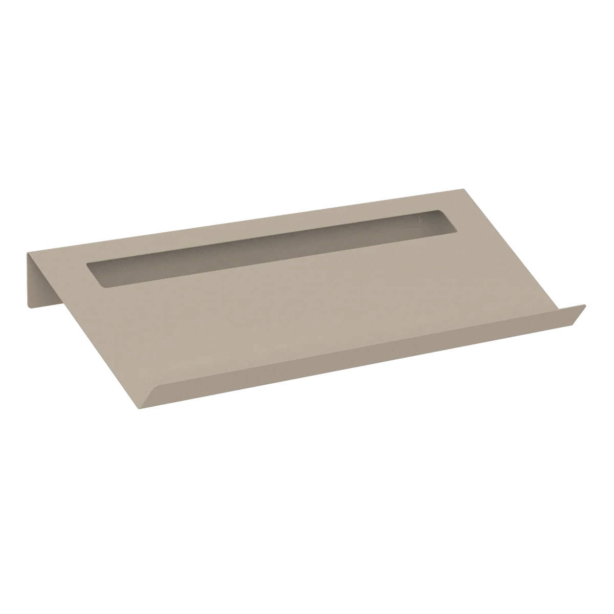 Zapatero de pared Parma – también revistero de pared L (97cm) Beige - Kaimok Design