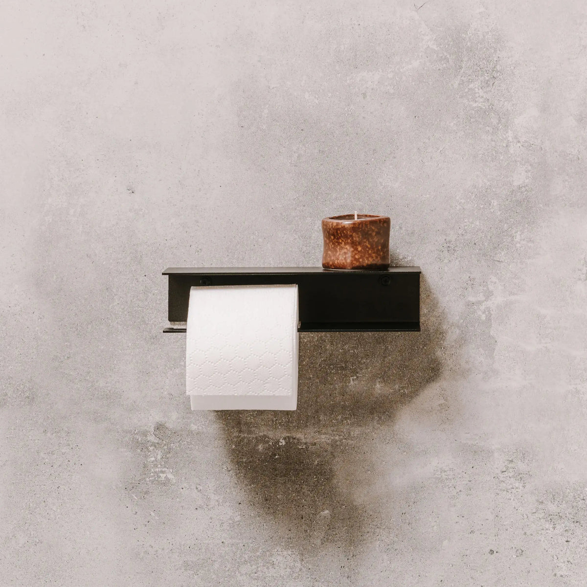 Portarrollos Bari – accesorios baño moderno con estante - Kaimok Design