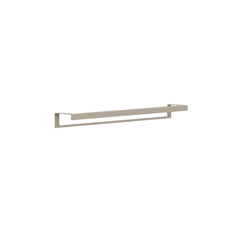 Toallero Siena – barra para toalla baño en acero inoxidable M (60 cm) Beige Individual - Kaimok Design