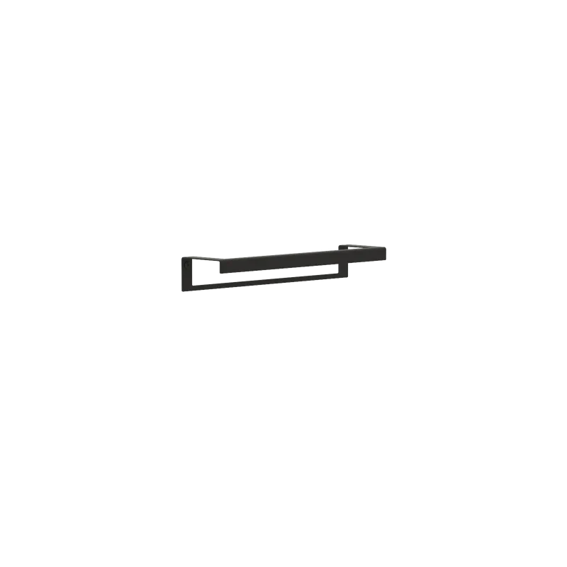 Toallero Siena – barra para toalla baño en acero inoxidable S (37 cm) Negro Individual - Kaimok Design