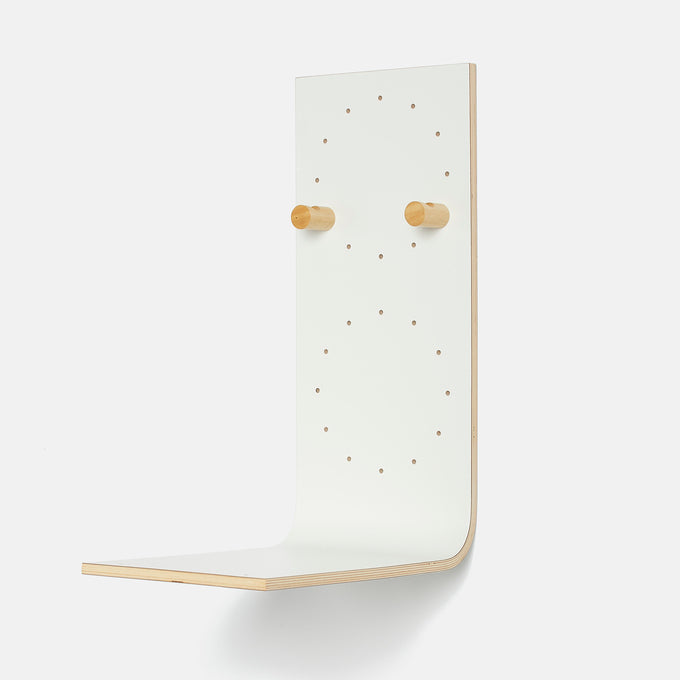 Estantería de pared de madera Brera – repisa flotante L Blanco - Kaimok Design