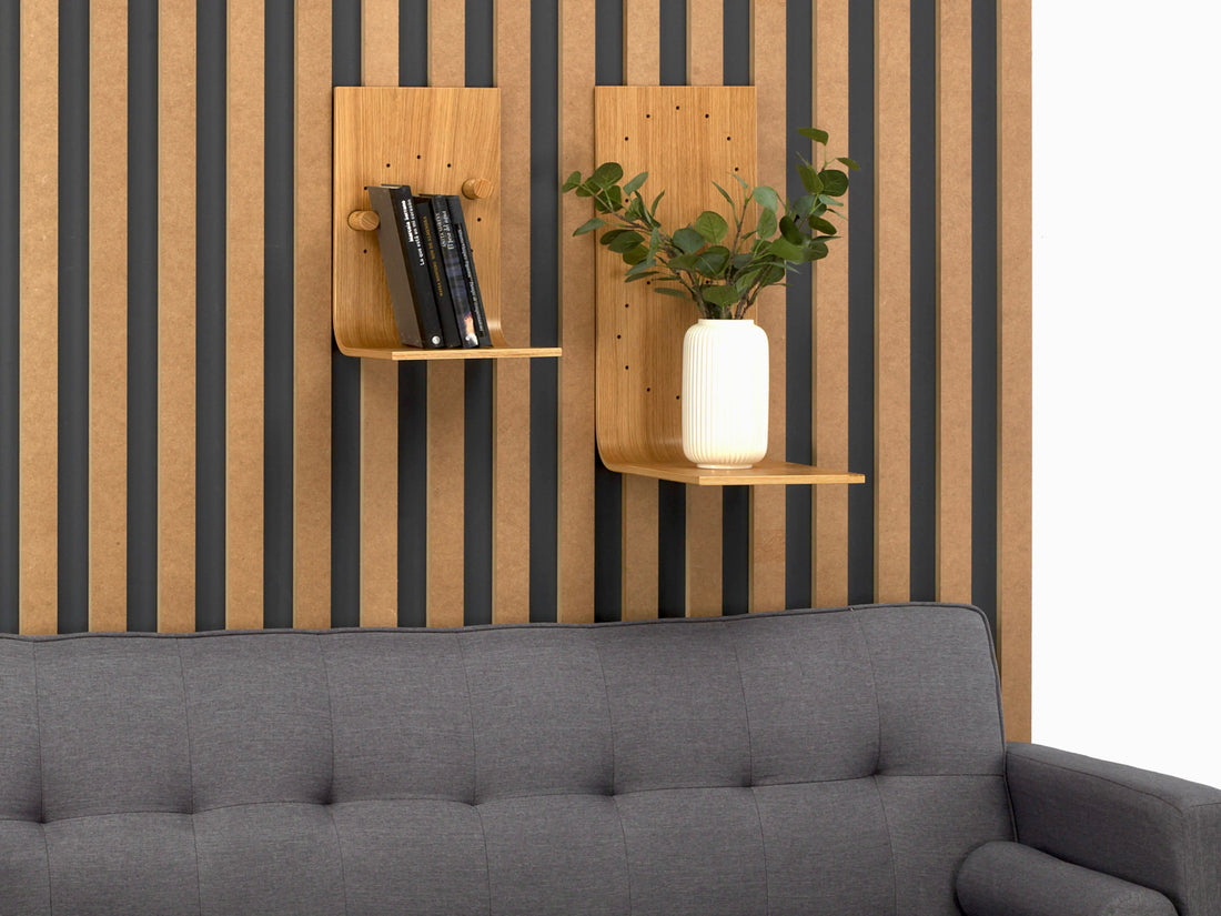 Estanteria de pared modular de madera, Brera - Kaimok Design