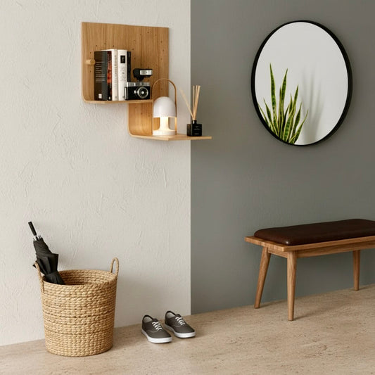 Estanteria Modular Brera, madera, entrada pequeña - Kaimok Design