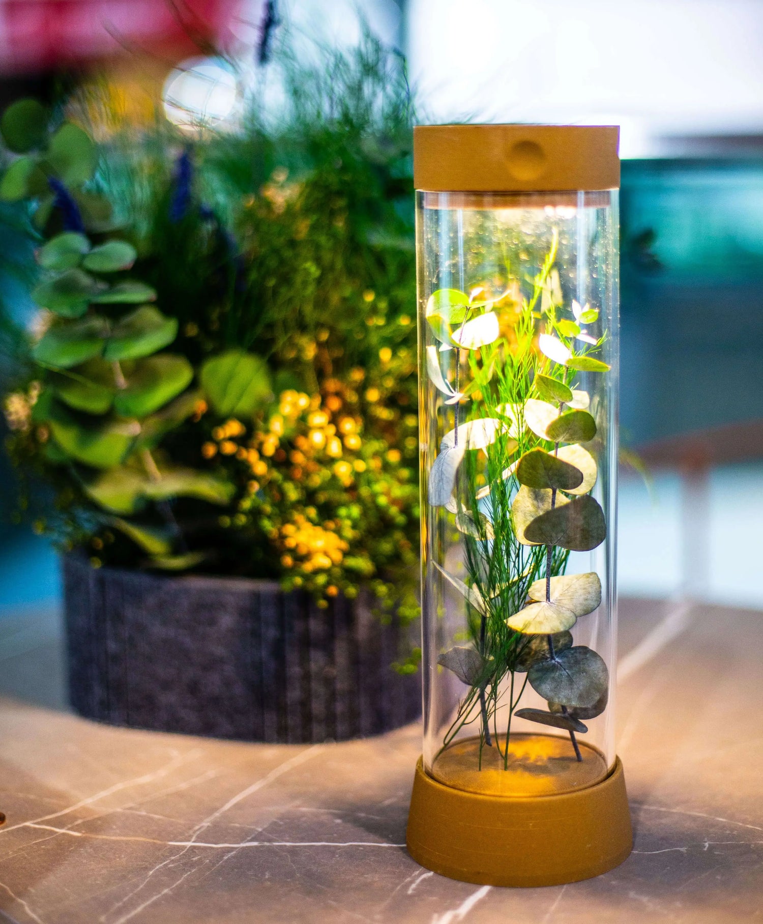 lampara de mesa recargable, portatil, EOS - Kaimok Design