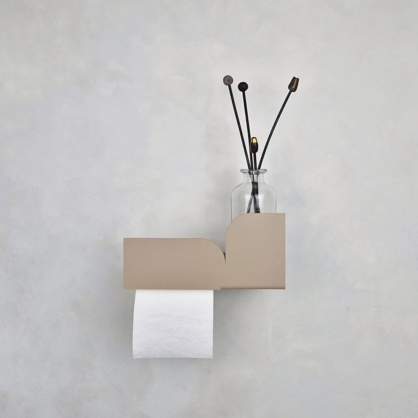 Estante de baño beige - papel - Torino - Kaimok Design