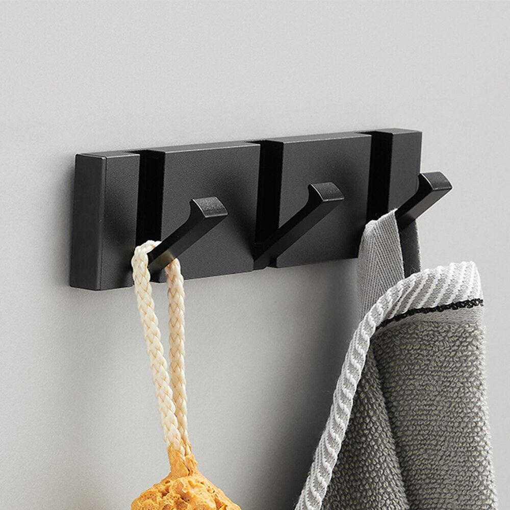 OPerchero  plegable negro 3 ganchos - Kaimok Design