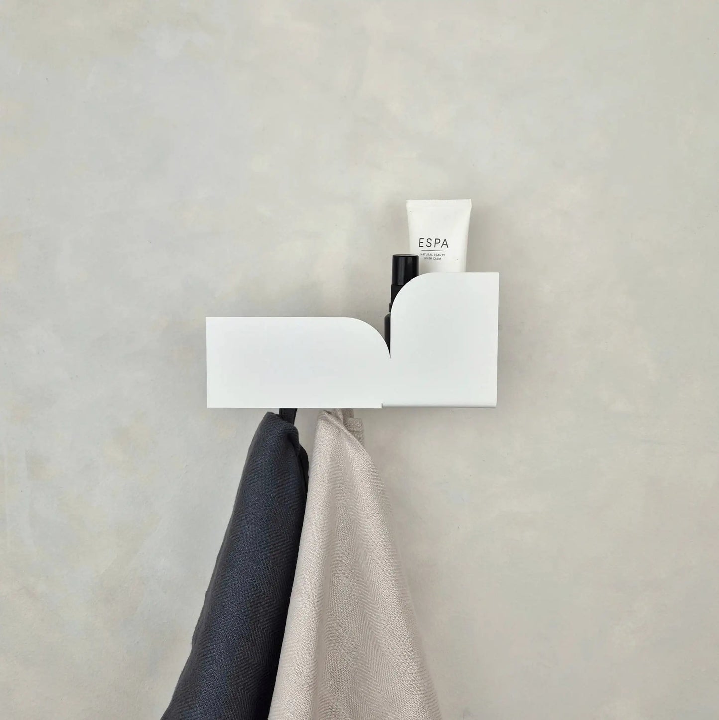 Estante de baño blanco - toallas - Torino - Kaimok Design