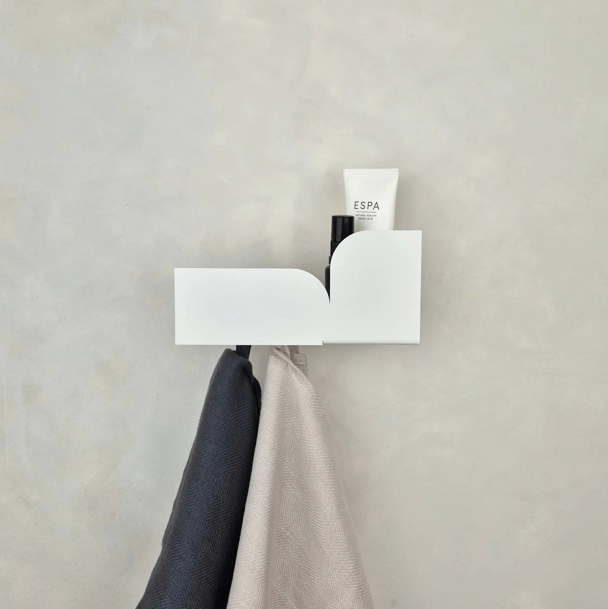 Estante de baño blanco - toallas - Torino - Kaimok Design