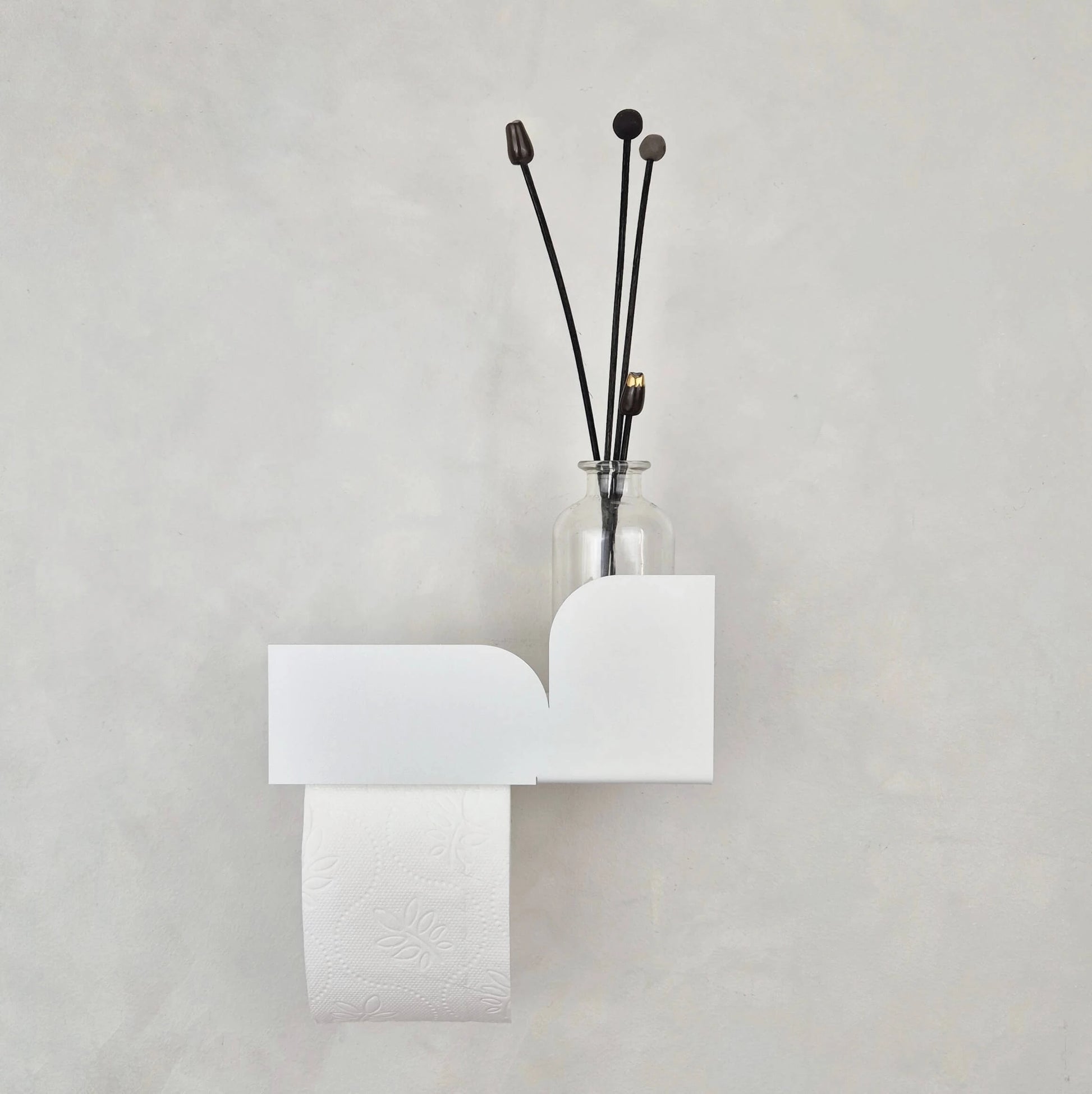 Estante de baño blanco - Torino - Kaimok Design