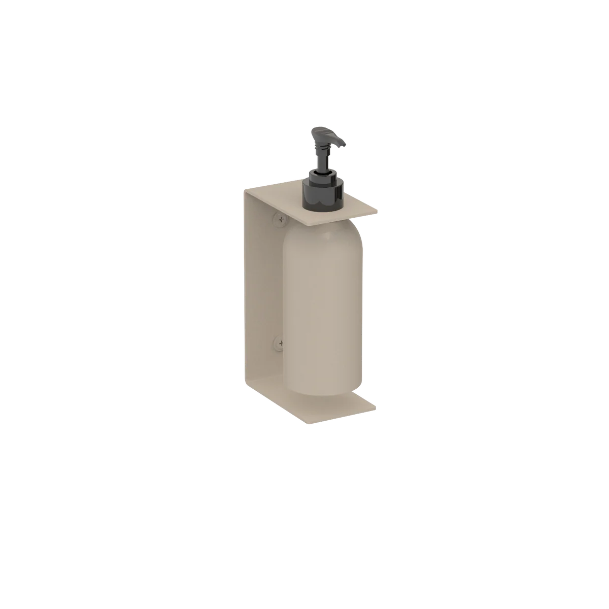 Dispensador de jabón de pared Catania, S, en beige mate