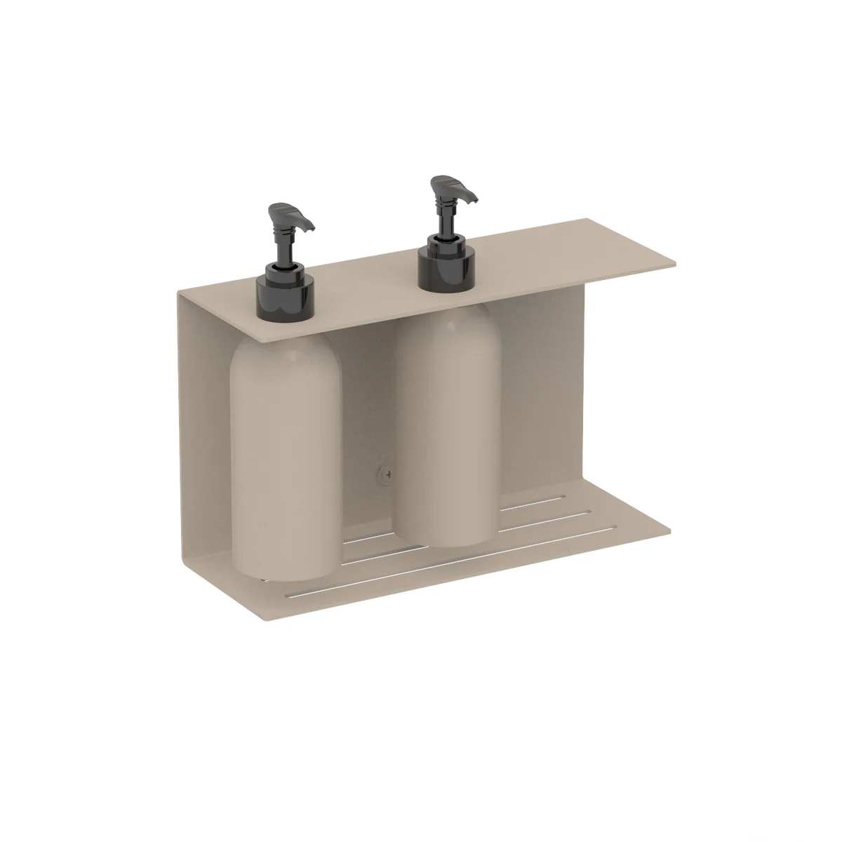 Dispensador de jabón de pared Catania, M, en beige mate