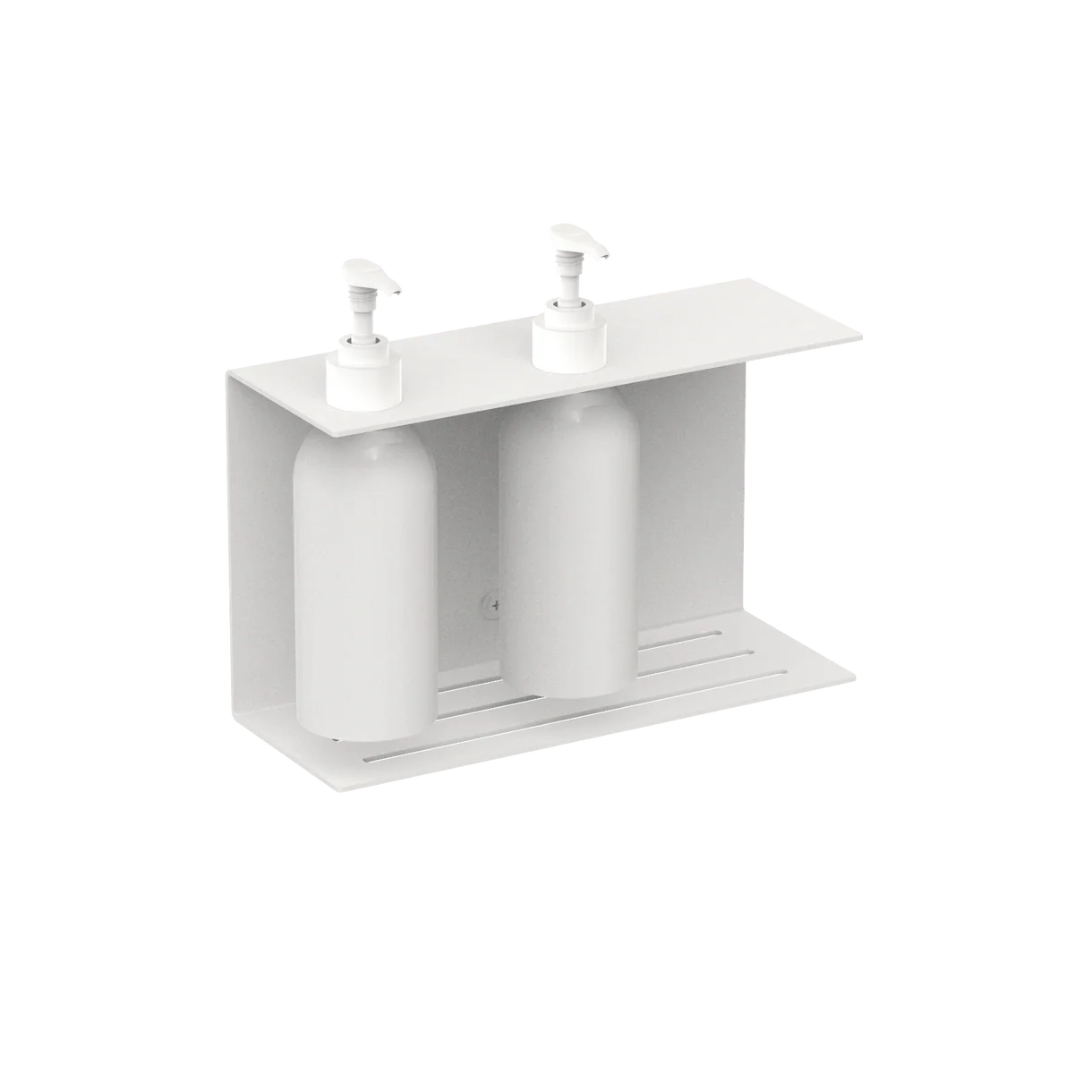 Dispensador de jabón de pared Catania, M, en blanco mate