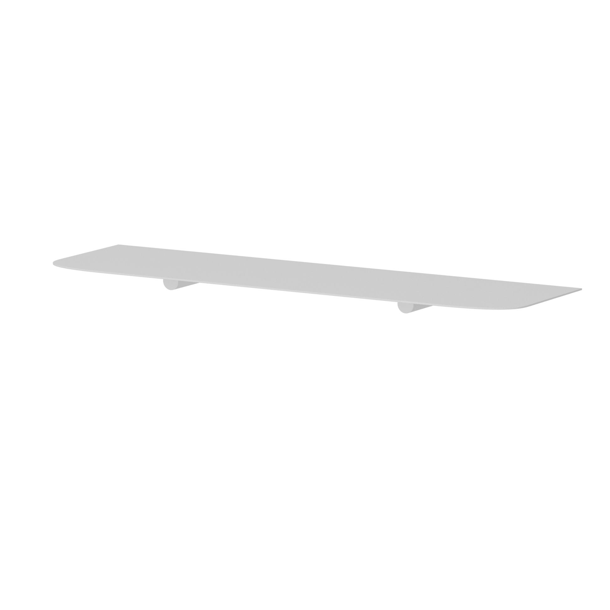 Estantería de pared metálica Kyoto – repisa flotante minimalista 60 cm Blanco - Kaimok Design