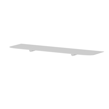 Estantería de pared metálica Kyoto – repisa flotante minimalista 60 cm Blanco - Kaimok Design