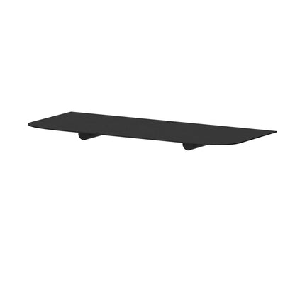 Estantería de pared metálica Kyoto – repisa flotante minimalista 40 cm Negro - Kaimok Design