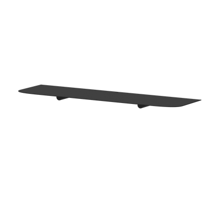 Estantería de pared metálica Kyoto – repisa flotante minimalista 40 cm Blanco - Kaimok Design
