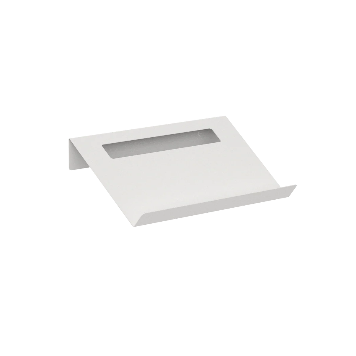 Zapatero de pared Parma de metal blanco - Kaimok Design