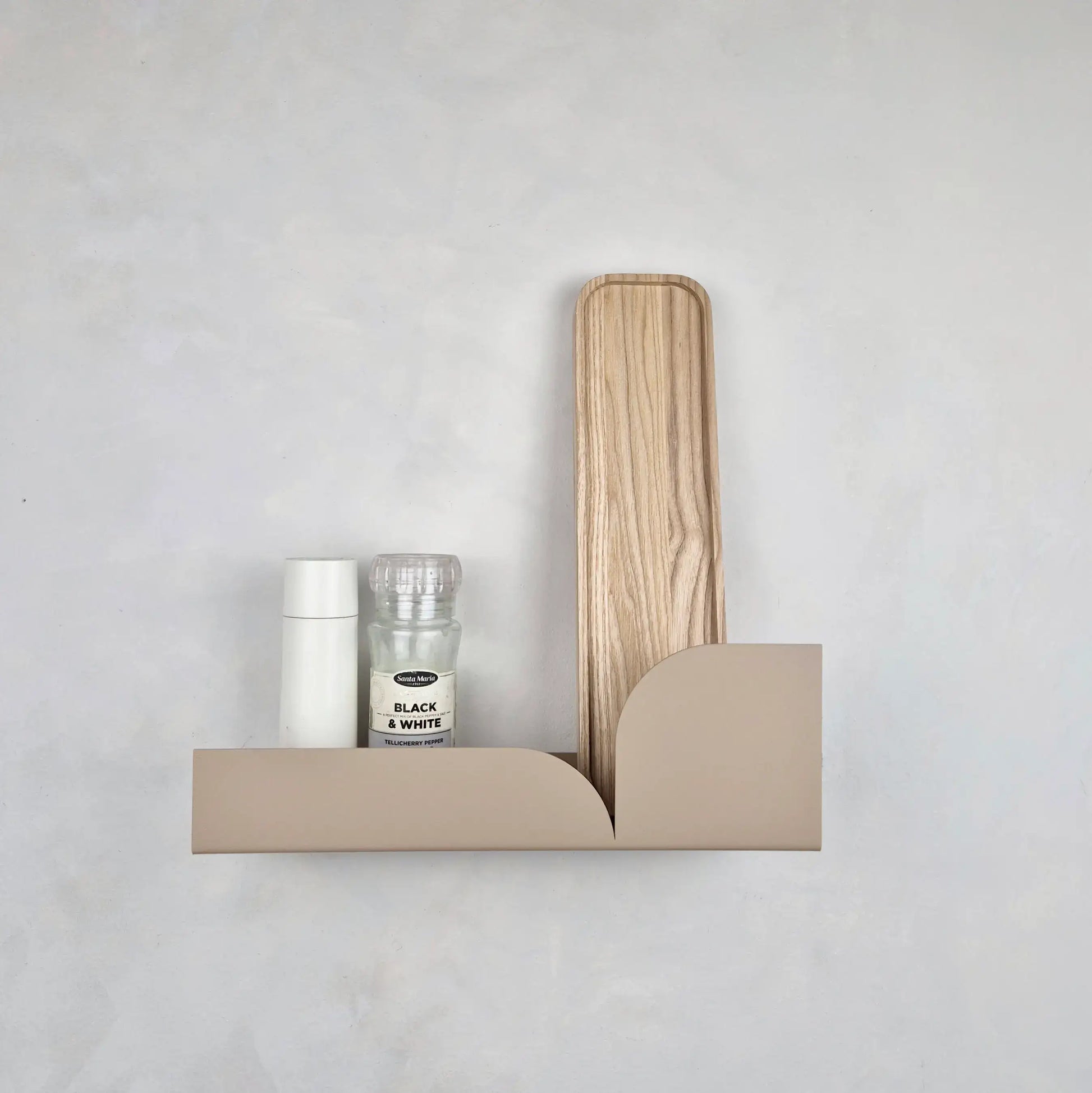 Estantería metálica mediana Torino – estante flotante de pared - Kaimok Design