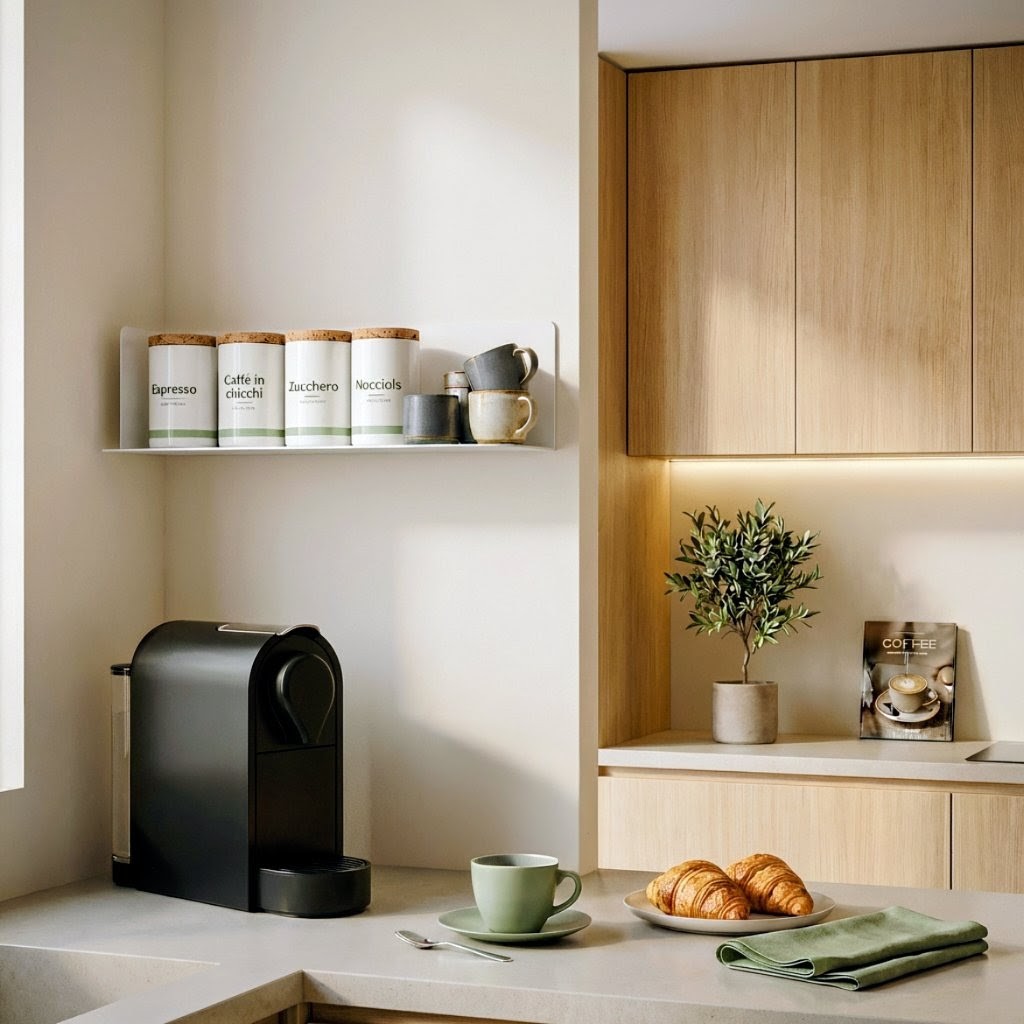 Estantería de pared metálica Bergamo – repisa flotante para libros - Kaimok Design