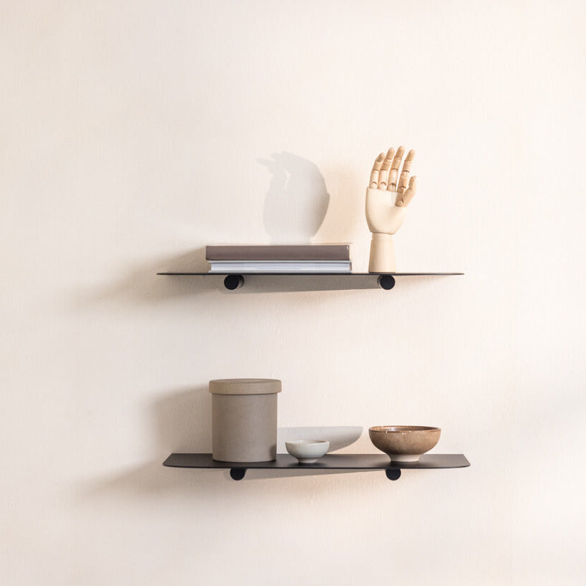 Estantería de pared metálica Kyoto – repisa flotante minimalista - Kaimok Design