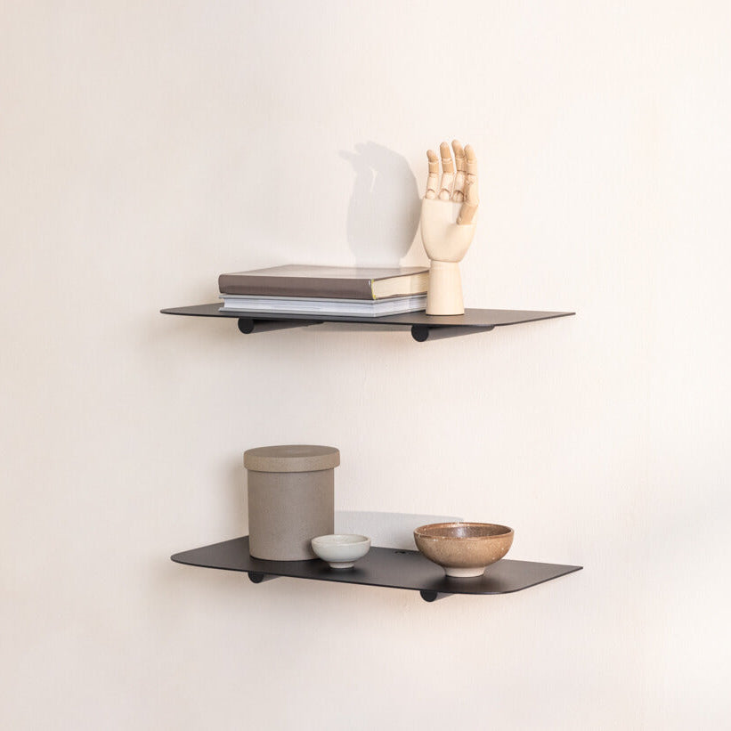 Estantería de pared metálica Kyoto – repisa flotante minimalista - Kaimok Design