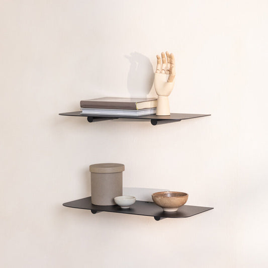 Estantería de pared metálica Kyoto – repisa flotante minimalista - Kaimok Design