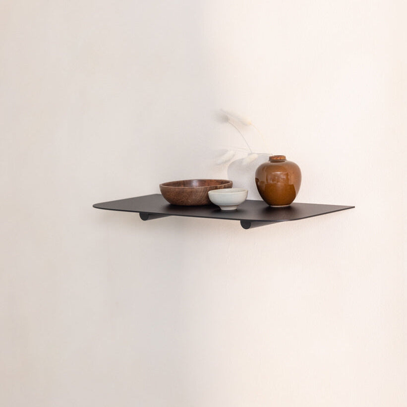 Estantería de pared metálica Kyoto – repisa flotante minimalista - Kaimok Design