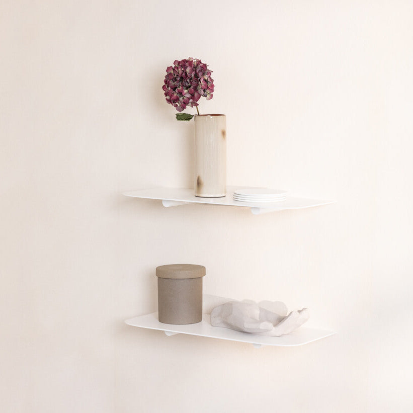 Estantería de pared metálica Kyoto – repisa flotante minimalista - Kaimok Design