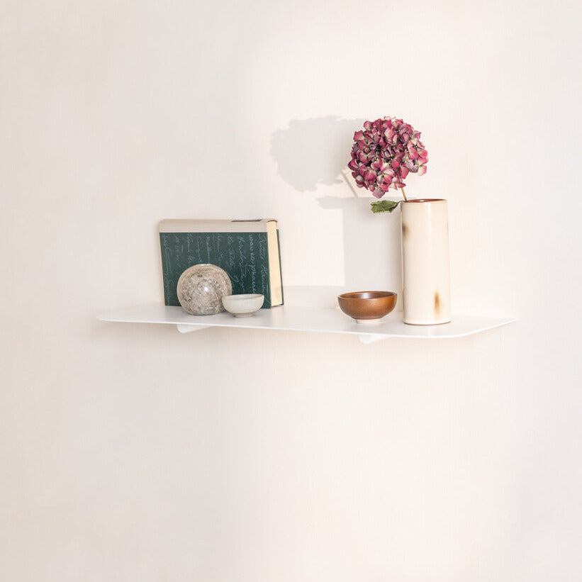 Estantería de pared metálica Kyoto – repisa flotante minimalista - Kaimok Design