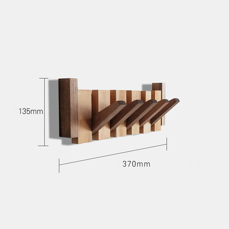 Perchero Verona 5 ganchos mix – colgador pared madera – Kaimok Design