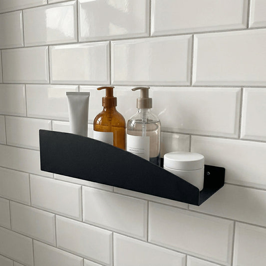 Estantería de pared metálica Torino – repisa flotante mediana - Kaimok Design