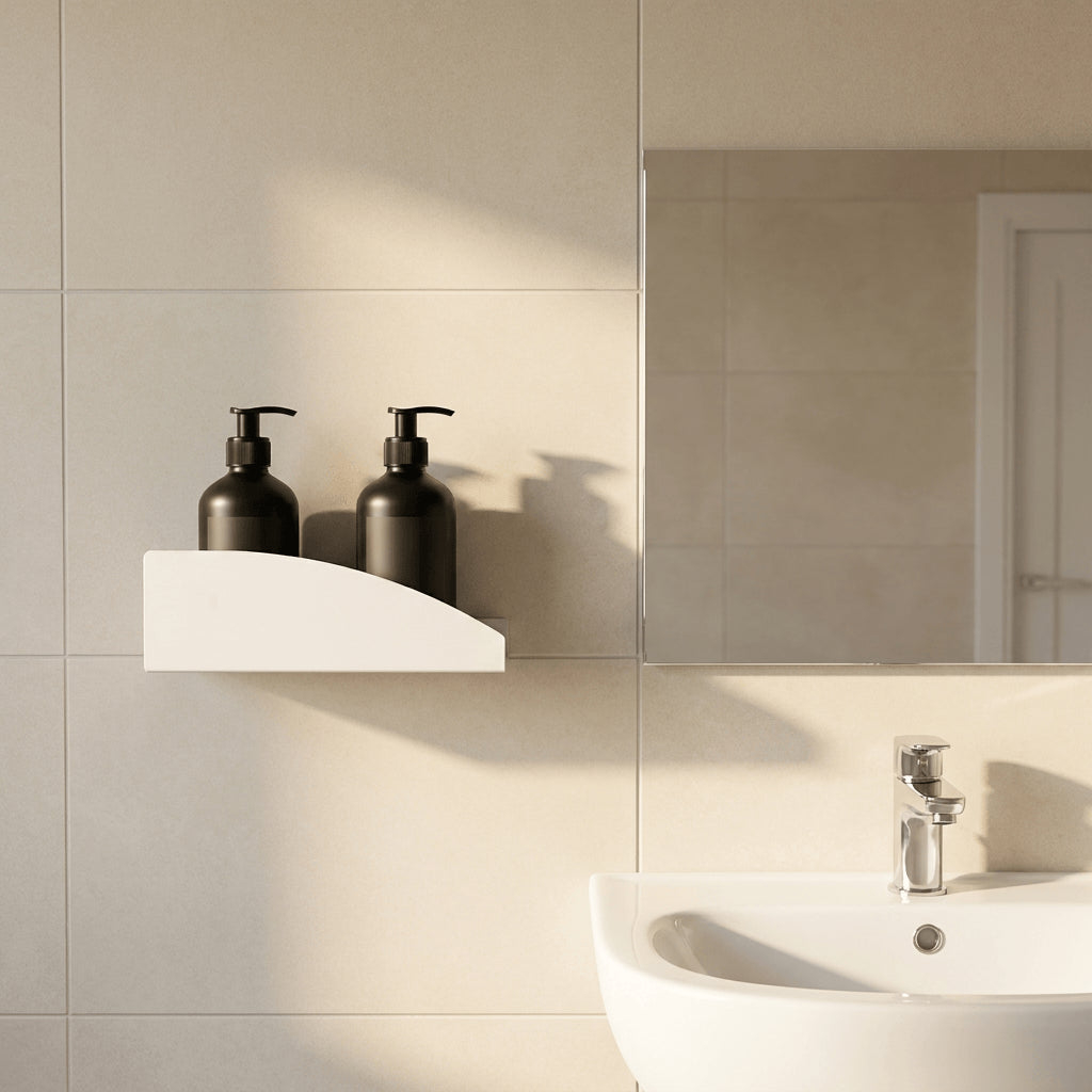 Estantería de pared metálica Torino – repisa flotante mediana - Kaimok Design