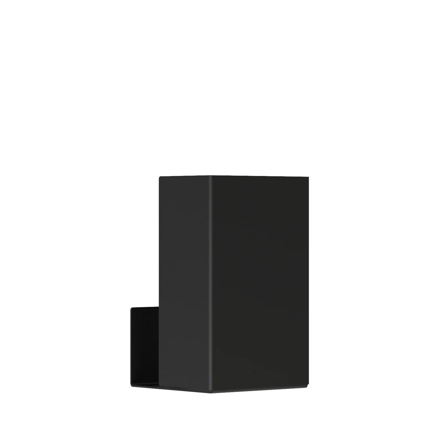 Organizador Amsterdam negro – soporte papel higiénico de pared estilo minimalista | Kaimok Design