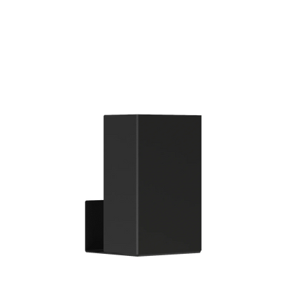 Organizador papel higiénico Valencia – accesorios baño industrial M (23cm) Negro - Kaimok Design