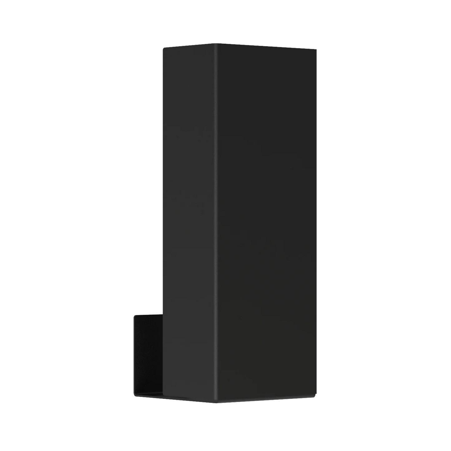 Organizador Amsterdam negro – soporte papel higiénico de pared acero inoxidable | Kaimok Design