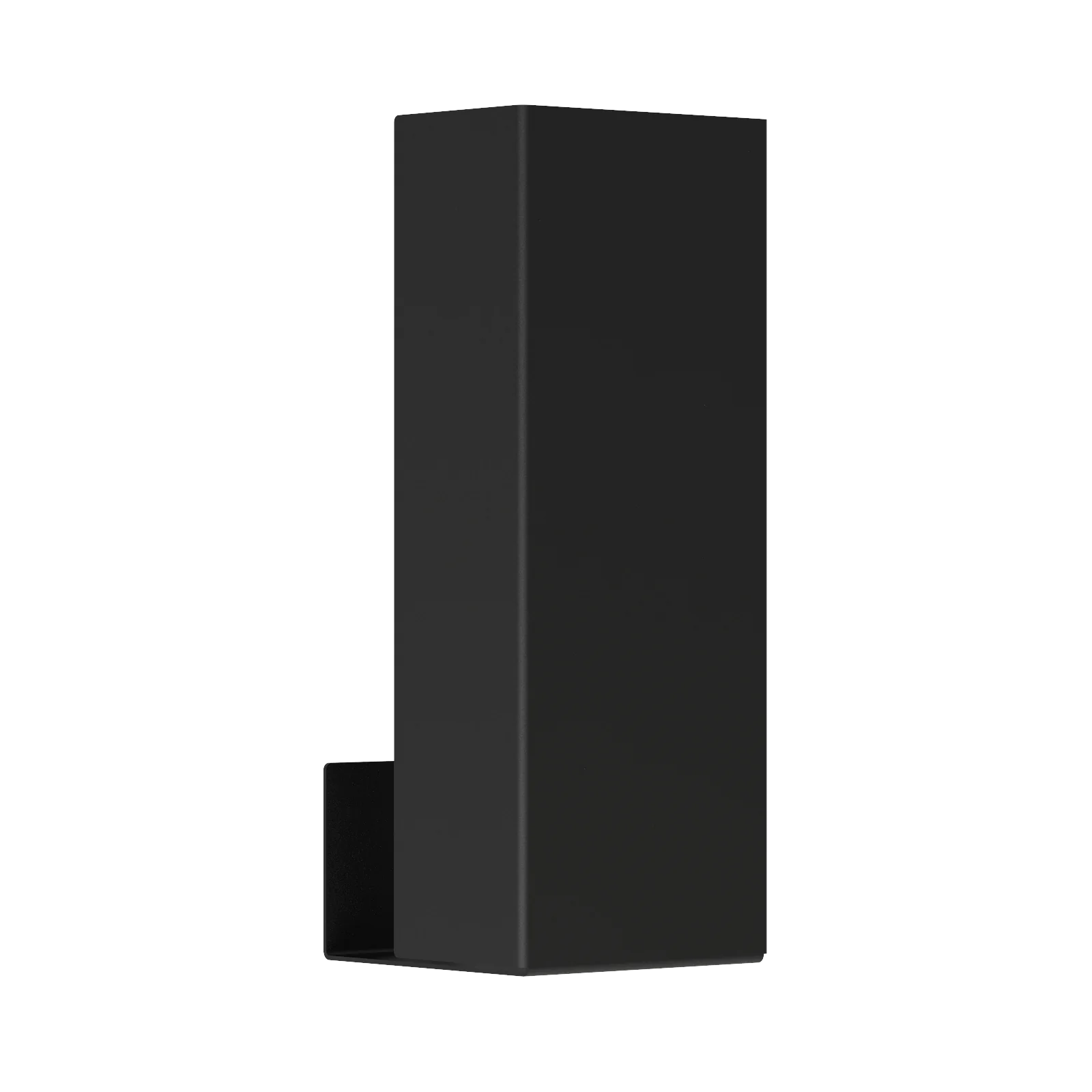 Organizador Amsterdam negro – soporte papel higiénico de pared acero inoxidable | Kaimok Design