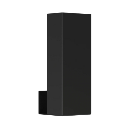 Organizador papel higiénico Valencia – accesorios baño industrial L (37cm) Negro - Kaimok Design