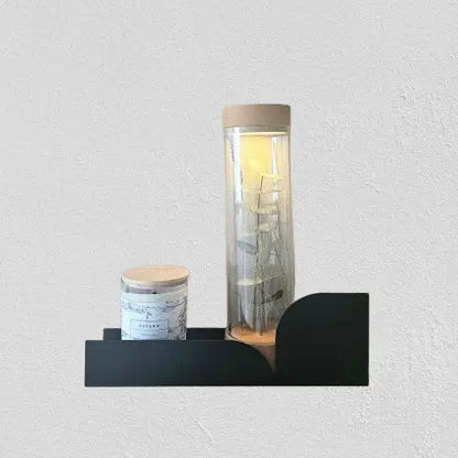 Estantería de pared metálica Torino – repisa flotante mediana - Kaimok Design