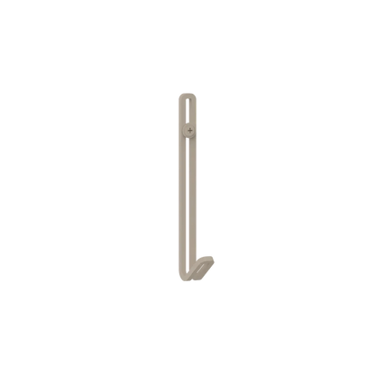 Gancho Denia – percha de pared en metal Beige Tornillo - Kaimok Design