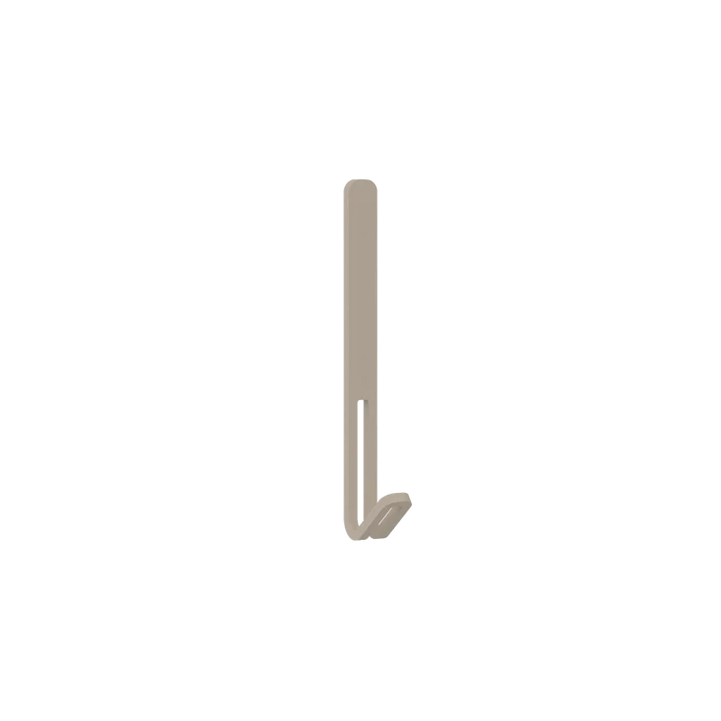 Gancho Malmo – percha de pared beige en metal- Kaimok Design