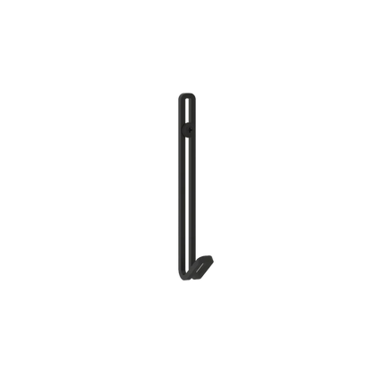 Gancho Denia – percha de pared en metal Negro Tornillo - Kaimok Design