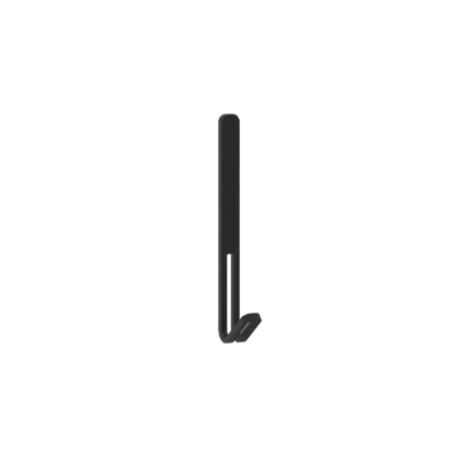 Gancho Denia – percha de pared en metal Negro Cinta adhesiva - Kaimok Design