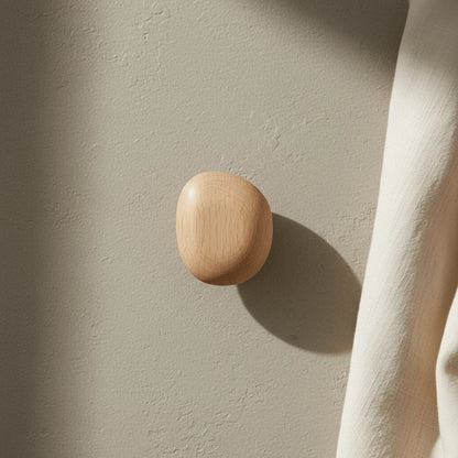 Perchas pared Verona Stone – madera forma piedra natural - Kaimok Design