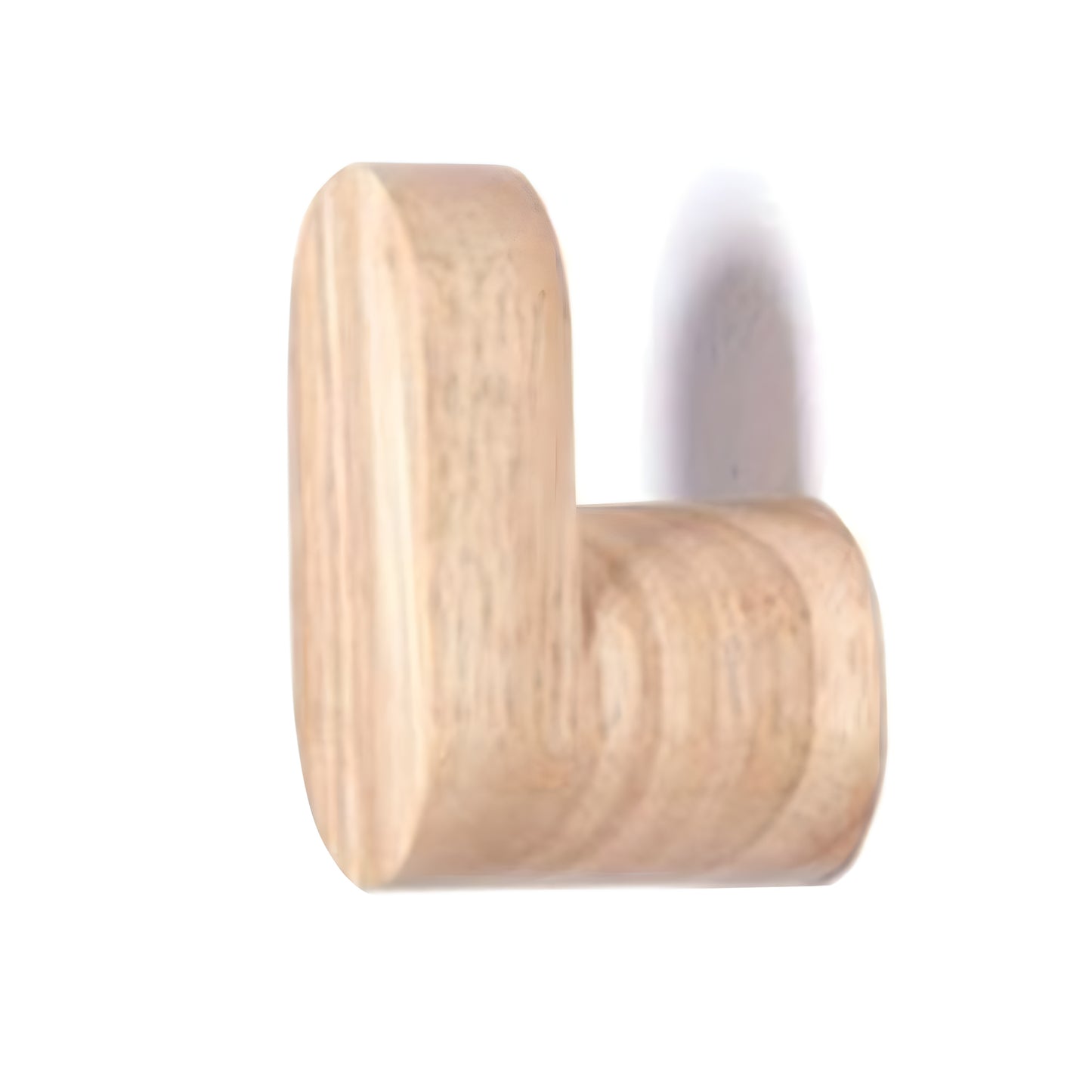 Perchas Verona – colgadores de pared en madera maciza Set 2 Roble - Kaimok Design