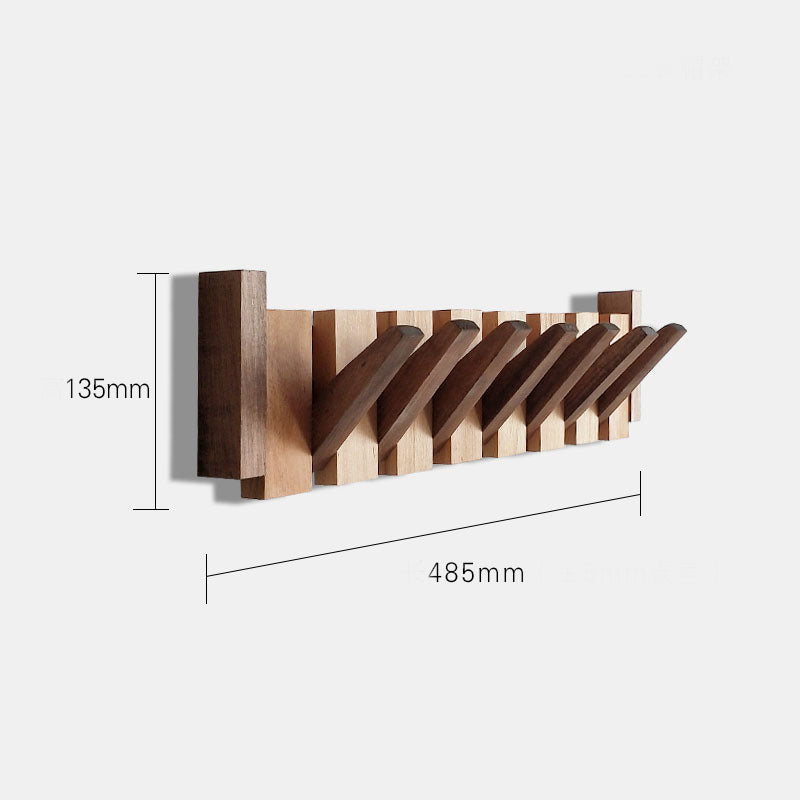 Perchero Verona 7 ganchos mix – madera pared escandinavo – Kaimok Design