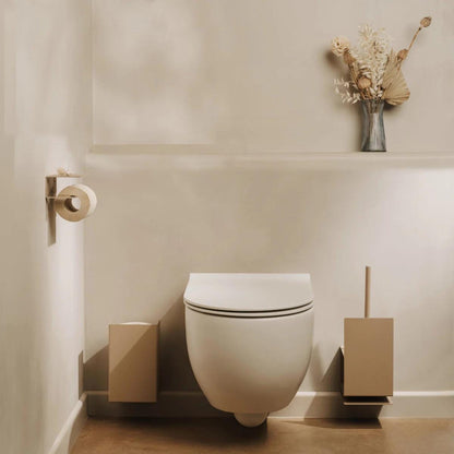 Escobillero Sorrento – accesorios baños modernos en acero inoxidable - Kaimok Design